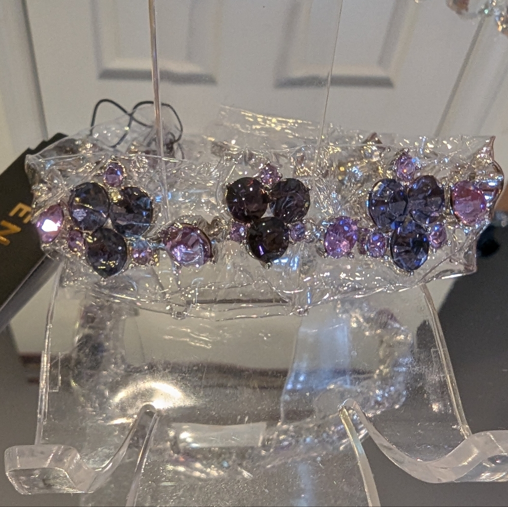 Givenchy Purple and Black Bracelet with Intricate Design NIP